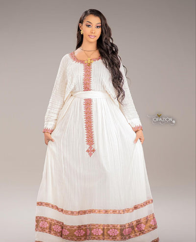 Stylish All White Dress